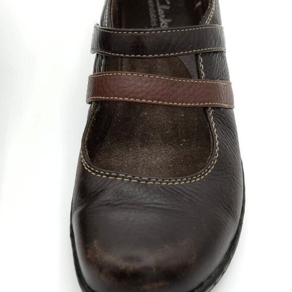 Clarks Bendables Sixty Cruise Tumbled Leather Mary Jane Slip On Loafer - Picture 3 of 12